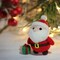Santa Claus Wool Felting Kit Tool Supplies with Gift Box, Christmas Needle Felting Kit Beginner DIY Non Finished Poked Set Xmas Ornaments, 4Pcs Needles, 2Pcs Eyes, Felting Foam Mat, Instruction